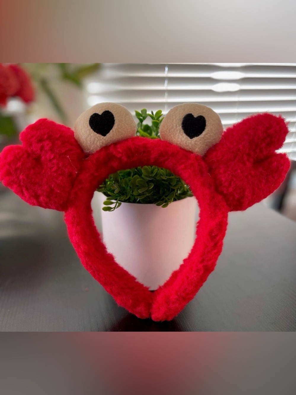 Plush Spa Crab Headband - Picture 6 of 7